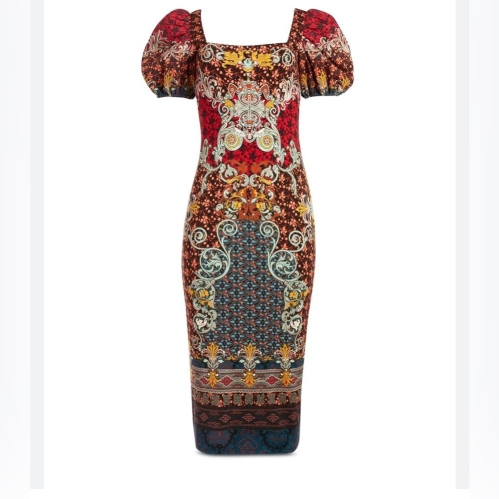 Alice and Olivia Lexia Bodycon Bold Dress Size 2 - Picture 4 of 12